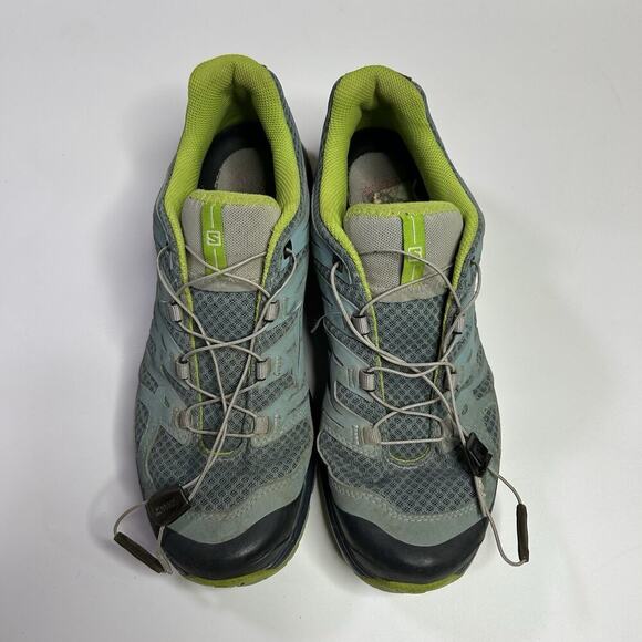 Salomon Synapse Women's Size 9 Trail Running Shoe Teal Green Gray Blue Hiking - Picture 5 of 9